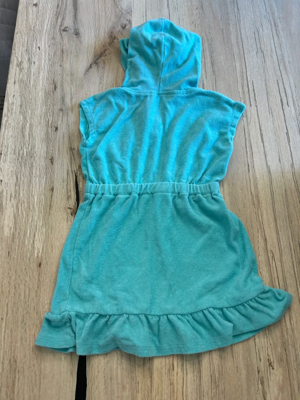 Disney Turquoise Hooded Ariel & Flounder Terry Dress